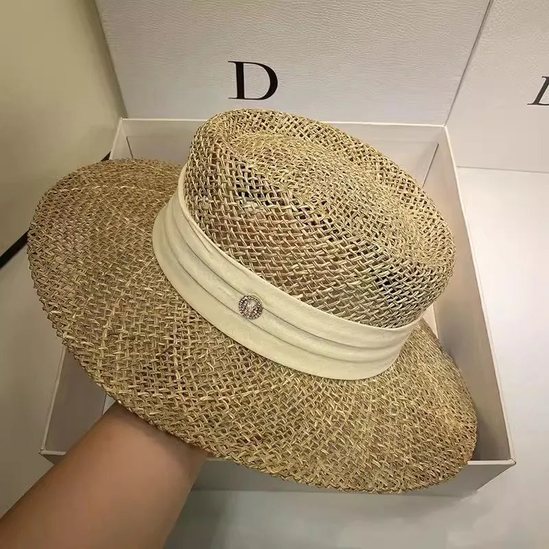 Bondi's | Woven Summer Hat with Ribbon