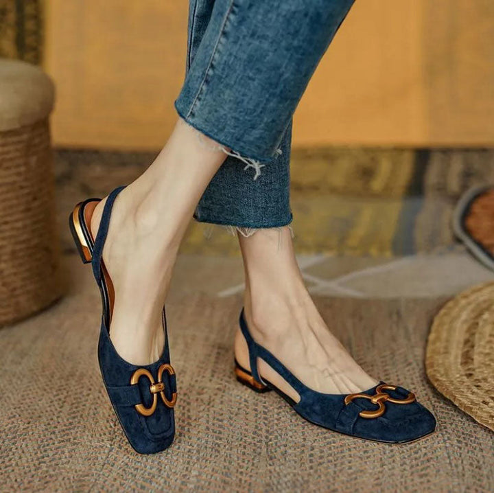 Riley | Elegant Orthopedic Square Heel Sandals
