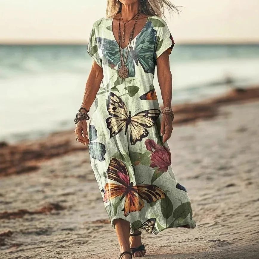 Addison | Colourful Maxi Dress