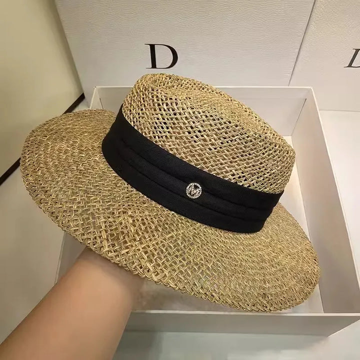 Bondi's | Woven Summer Hat with Ribbon