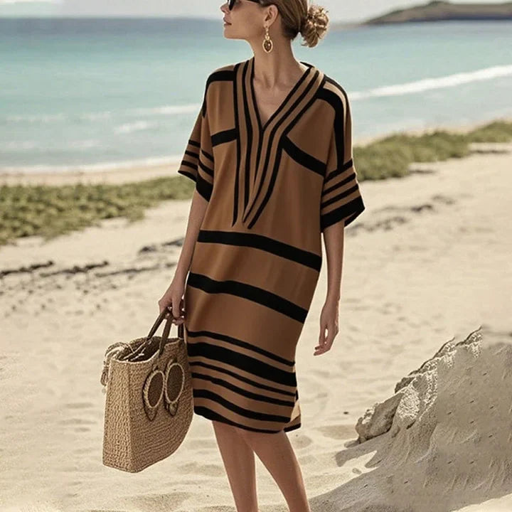Zoe | Flowing Striped Dress