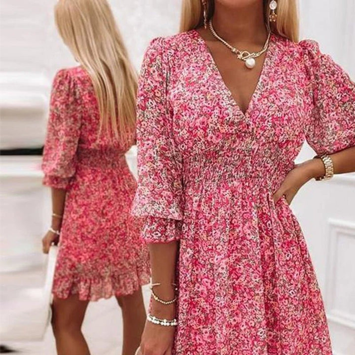 Addison | Elegant Floral Dress