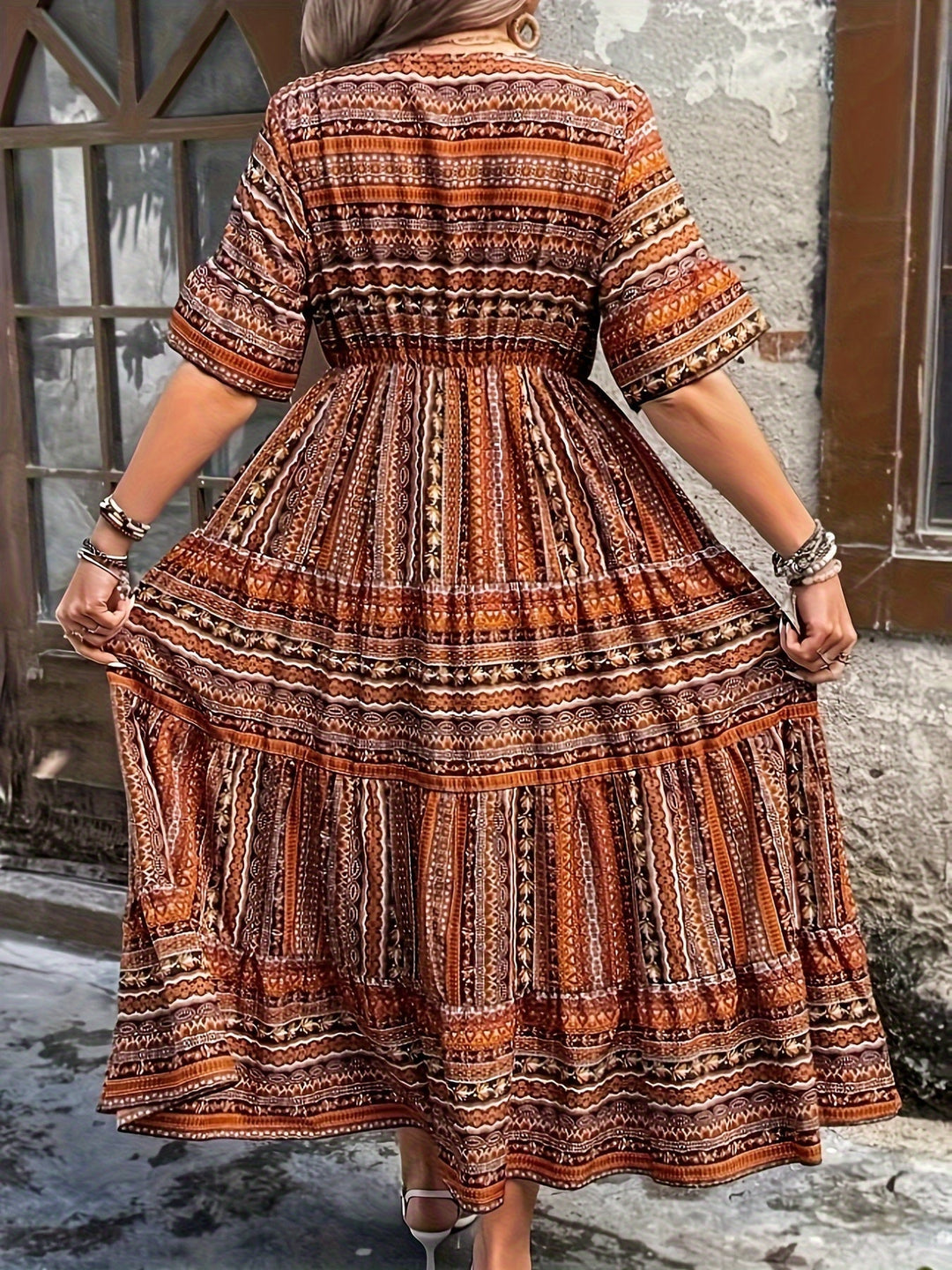 Marina | Ethnic Flowy Dress