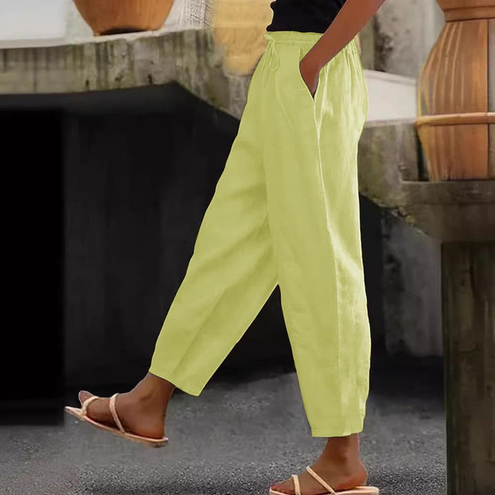 Ivy | Cotton Linen Casual Pants