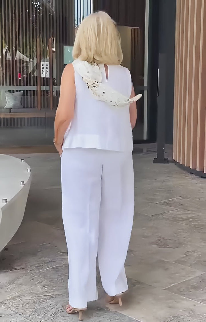 Annalise | Elegant Sleeveless Two-Piece Set