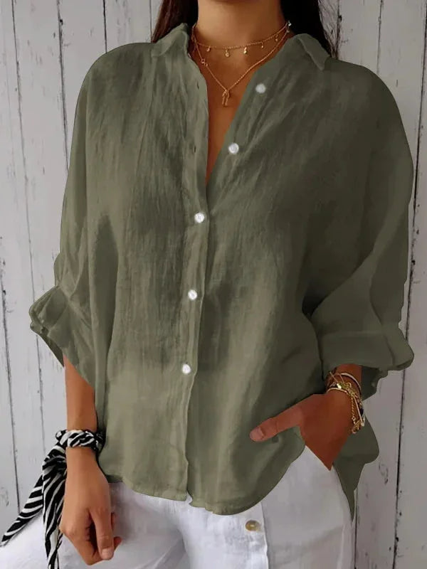 Annabelle | Chic Linen Blouse