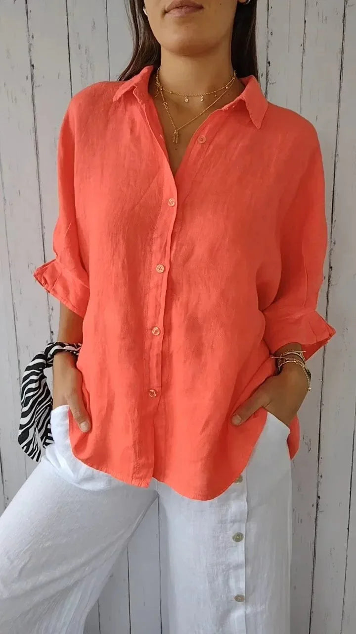 Annabelle | Chic Linen Blouse