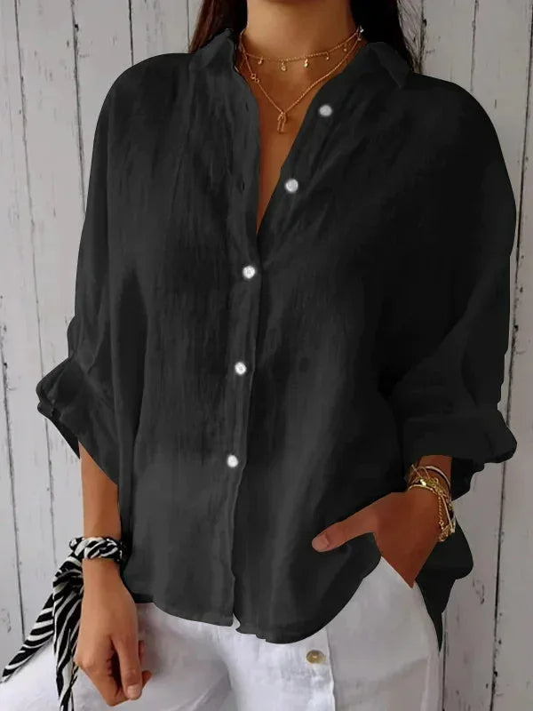 Annabelle | Chic Linen Blouse