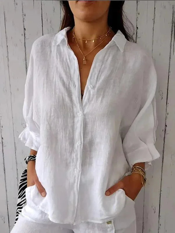 Annabelle | Chic Linen Blouse
