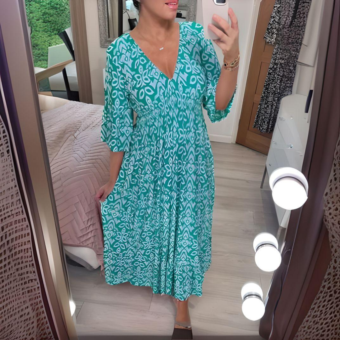 Malina | Summer Long Sleeve Beach Dress