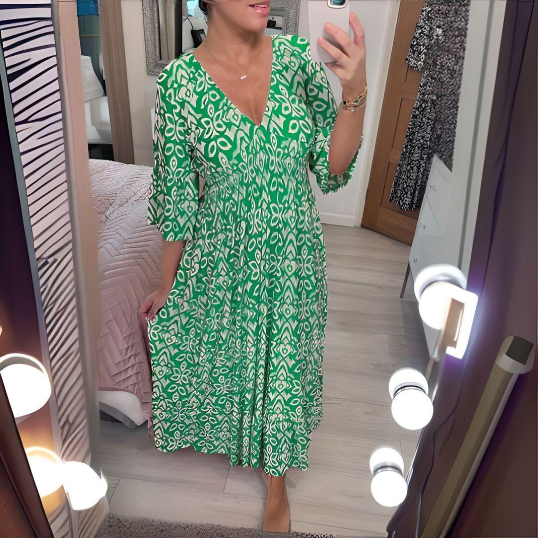 Malina | Summer Long Sleeve Beach Dress