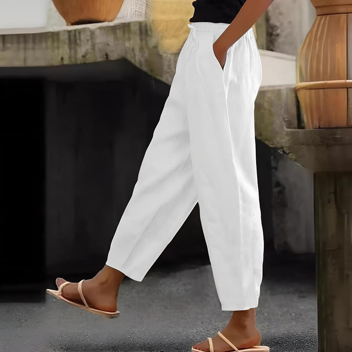 Ivy | Cotton Linen Casual Pants