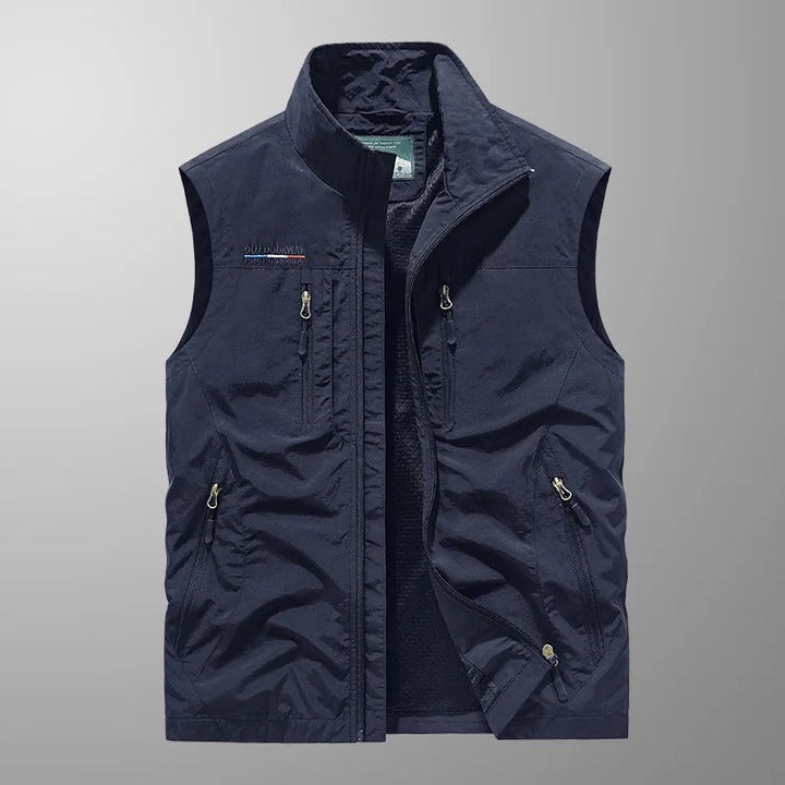 Axton | Multi-Pocket Breathable Outdoor Cargo Vest