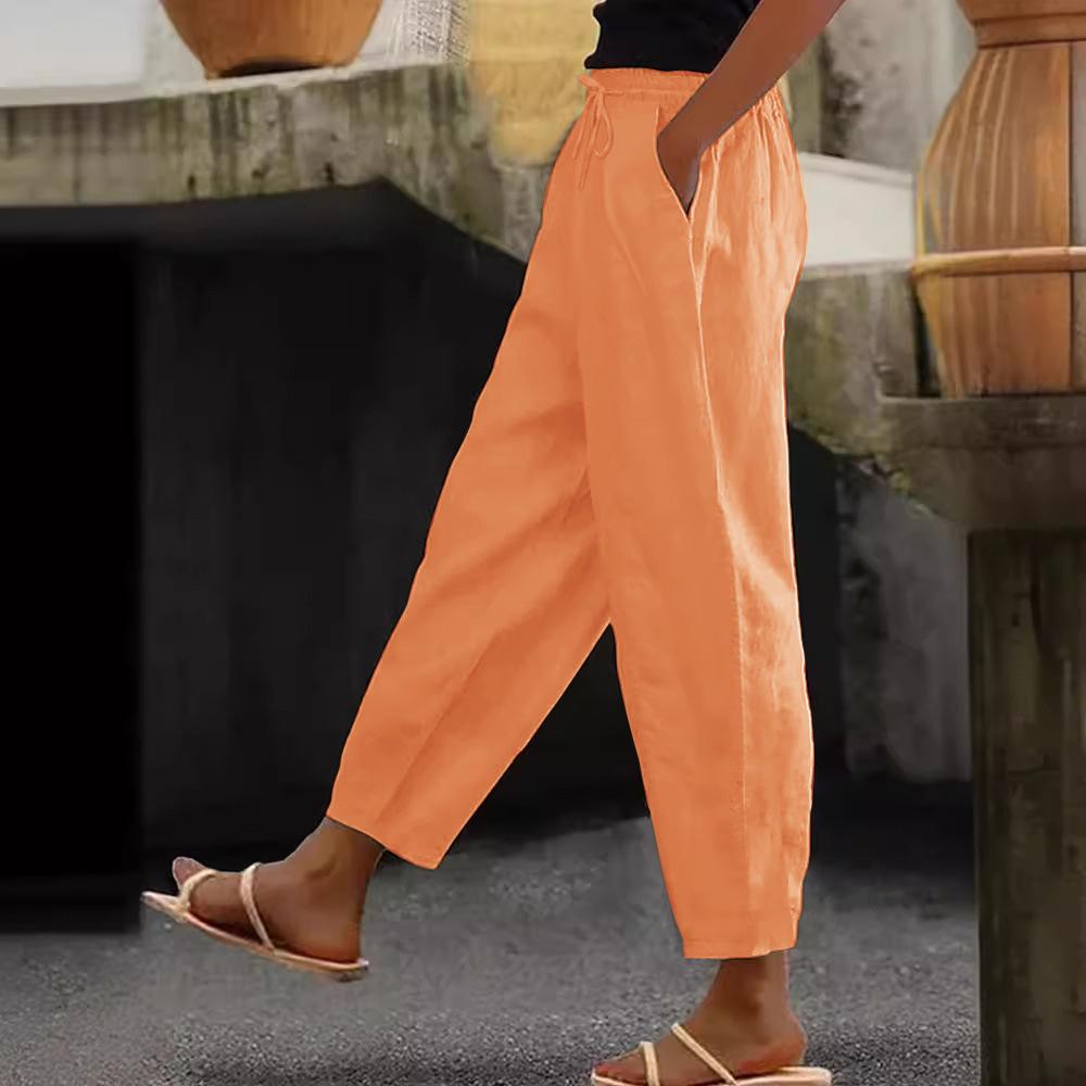 Ivy | Cotton Linen Casual Pants