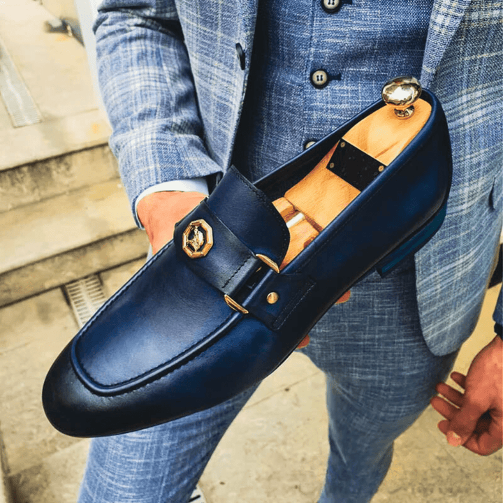 Eli | Classic Faux Leather Loafers