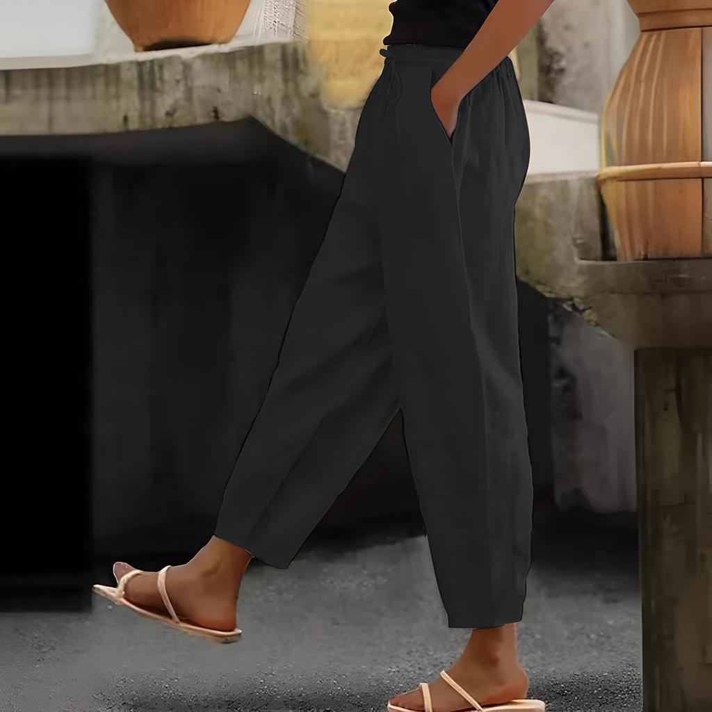 Ivy | Cotton Linen Casual Pants