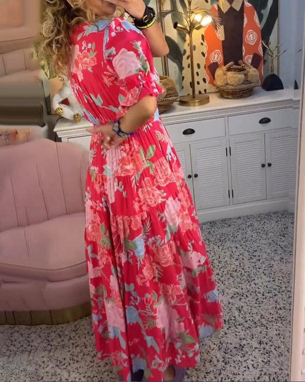 Floriana | Vibrant Floral Dress