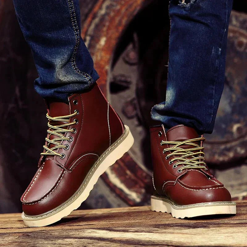 Griffin | Faux Leather Winter Boots