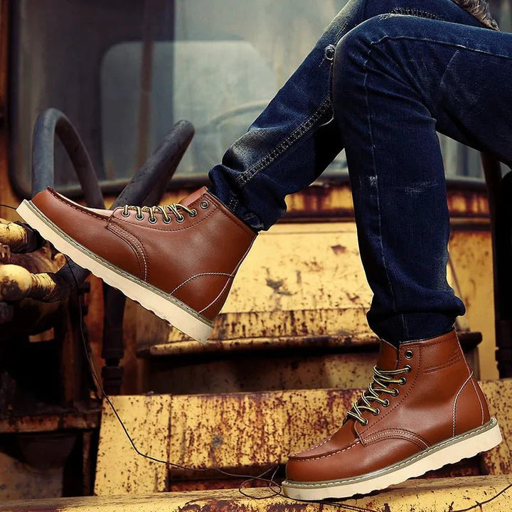 Griffin | Faux Leather Winter Boots