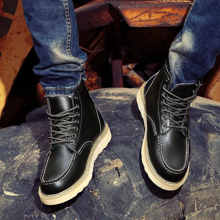Griffin | Faux Leather Winter Boots