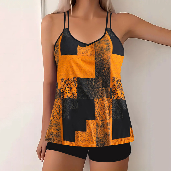 Hallie | Printed Bathing Suit Two Pieces Swimsuits