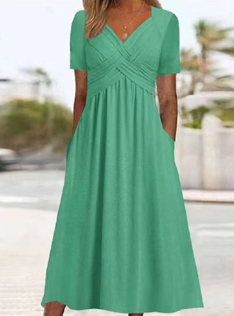 Mona | Figure Flattering Maxi Dress with Pockets