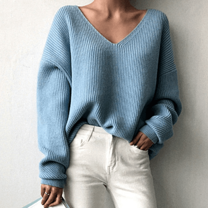 Janna - Soft ply knit sweater