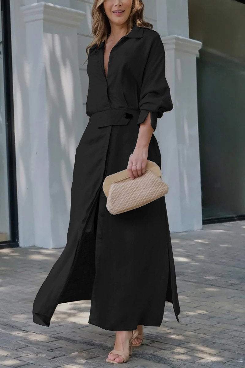 Isolde | V-Neck Maxi Dress