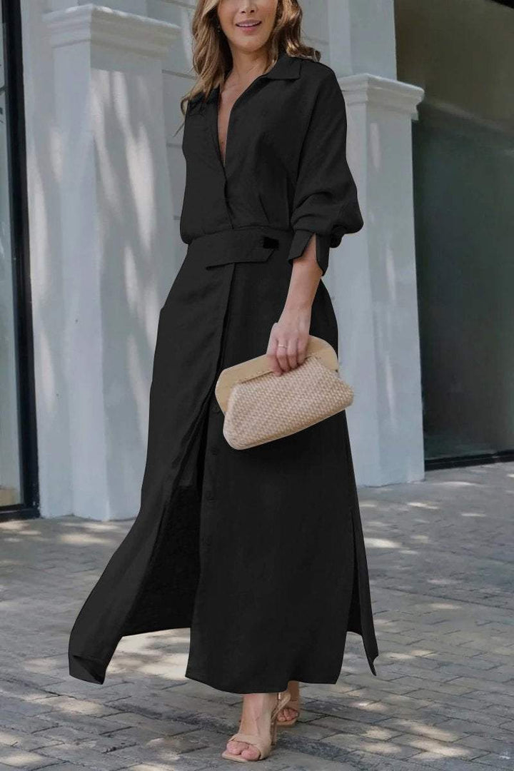 Isolde | V-Neck Maxi Dress