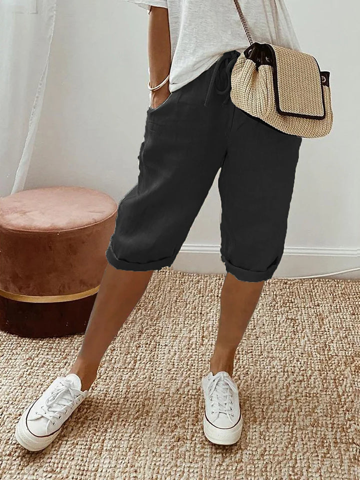 Audrey | Cotton-Linen Pants