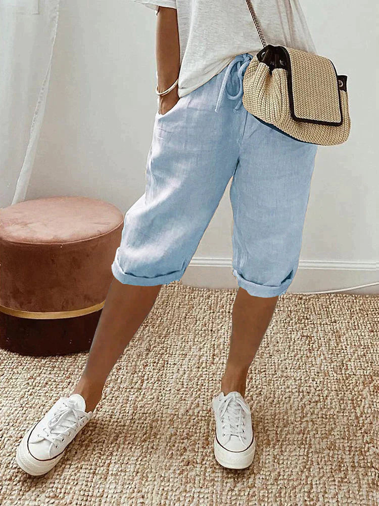 Audrey | Cotton-Linen Pants