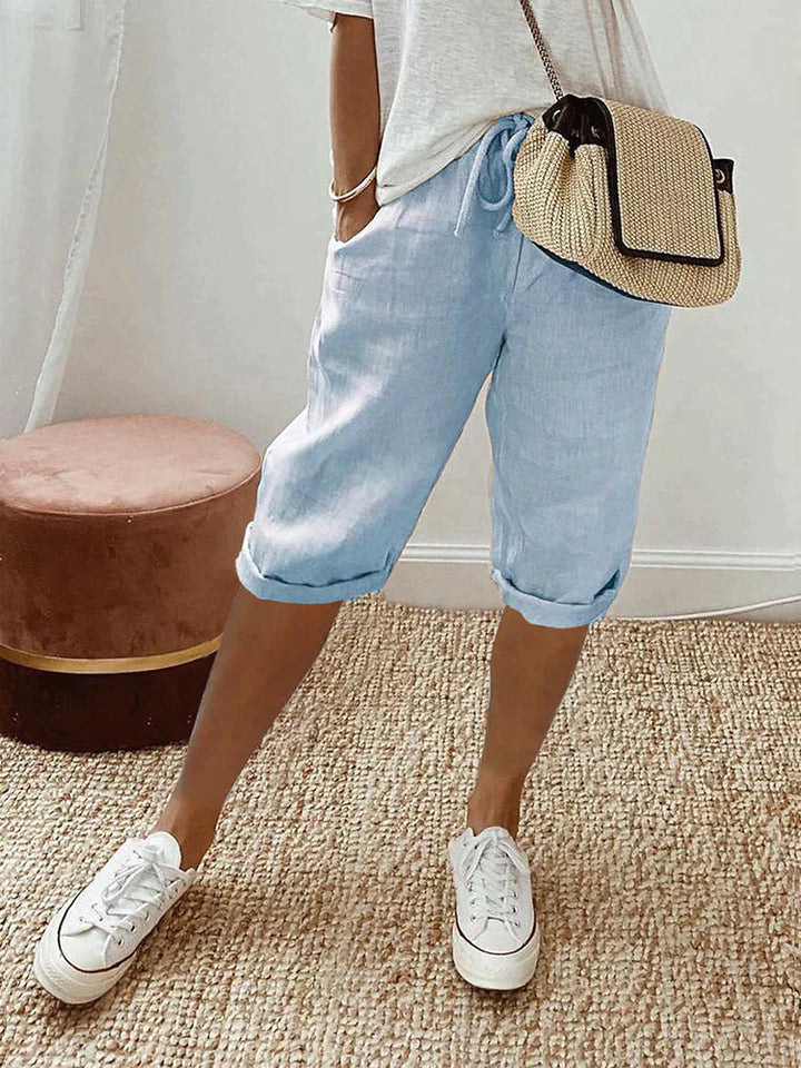 Audrey | Cotton-Linen Pants