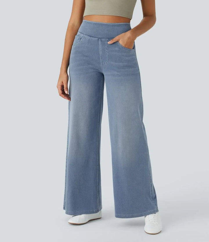 Solana | Comfy Elastic High-Waist Pants