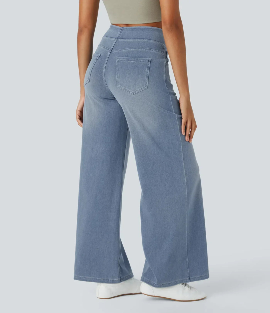 Solana | Comfy Elastic High-Waist Pants