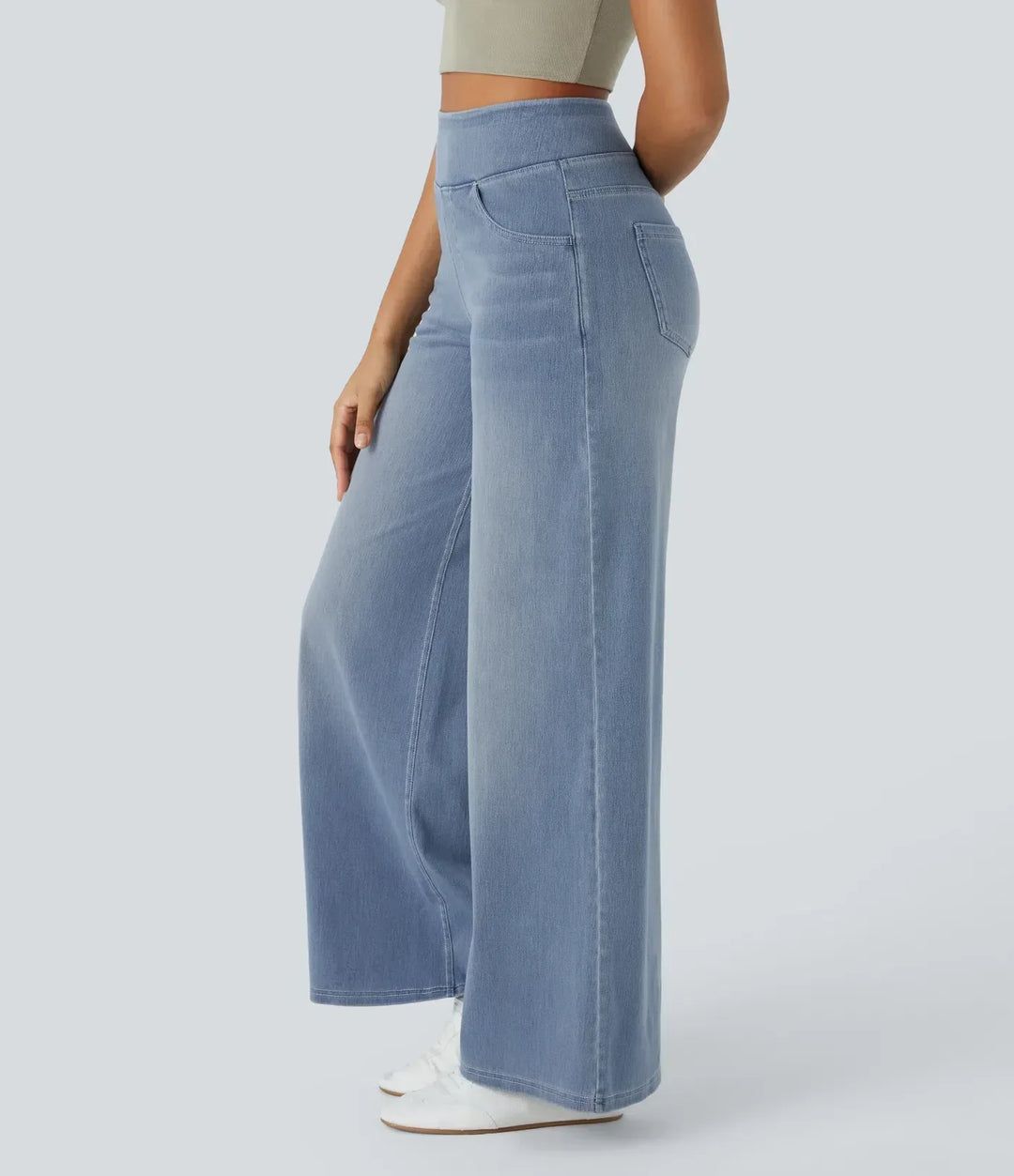 Solana | Comfy Elastic High-Waist Pants