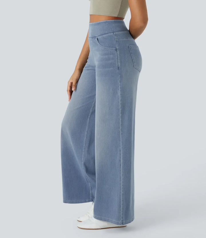 Solana | Comfy Elastic High-Waist Pants