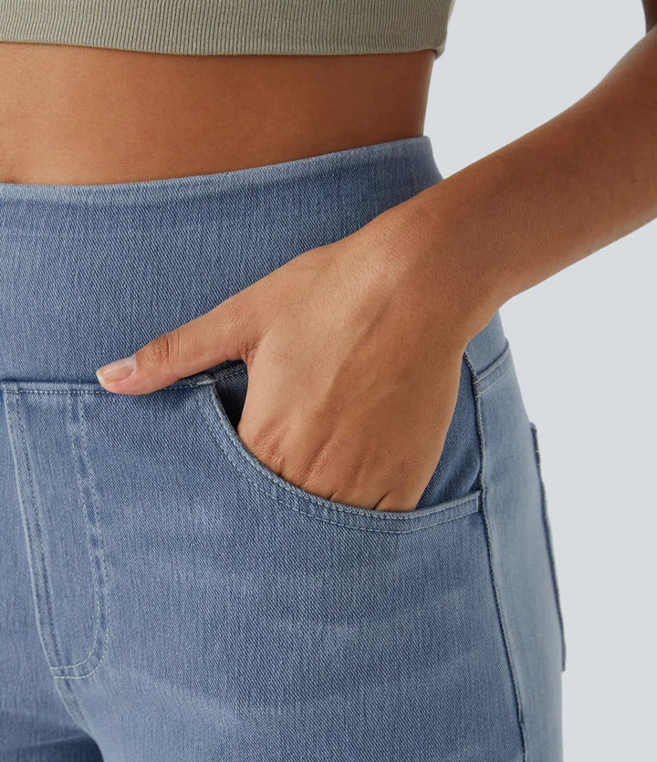 Solana | Comfy Elastic High-Waist Pants