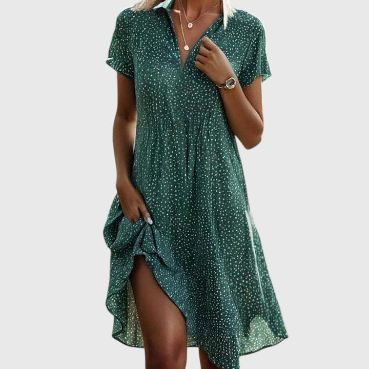Abigail | Short Sleeve Midi Dress
