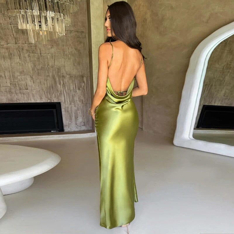 Lily | Spaghetti Straps Maxi Dress