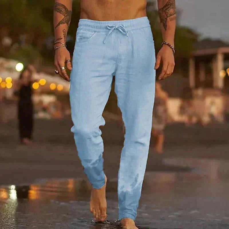 Torin | Casual Linen Trousers