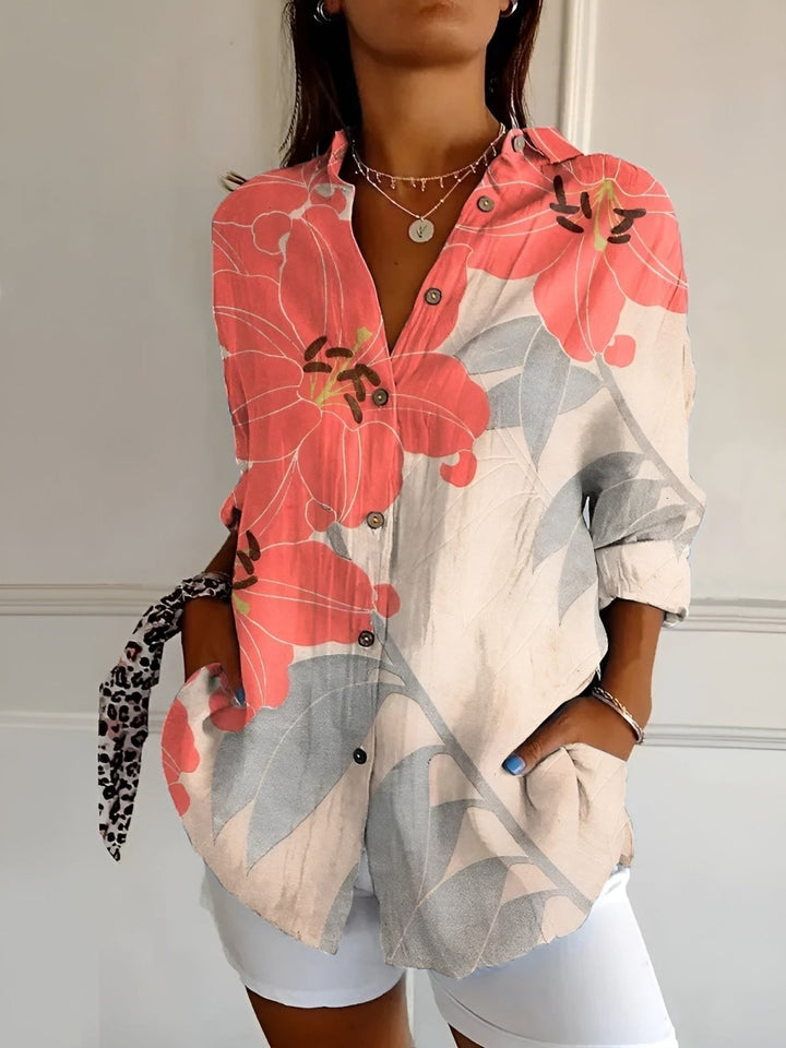 Madilyn | Printed Shirt with Buttons
