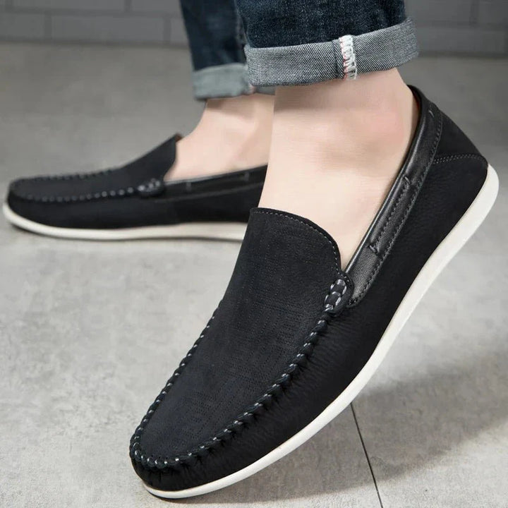 Matteo Genuine Faux Leather Loafers