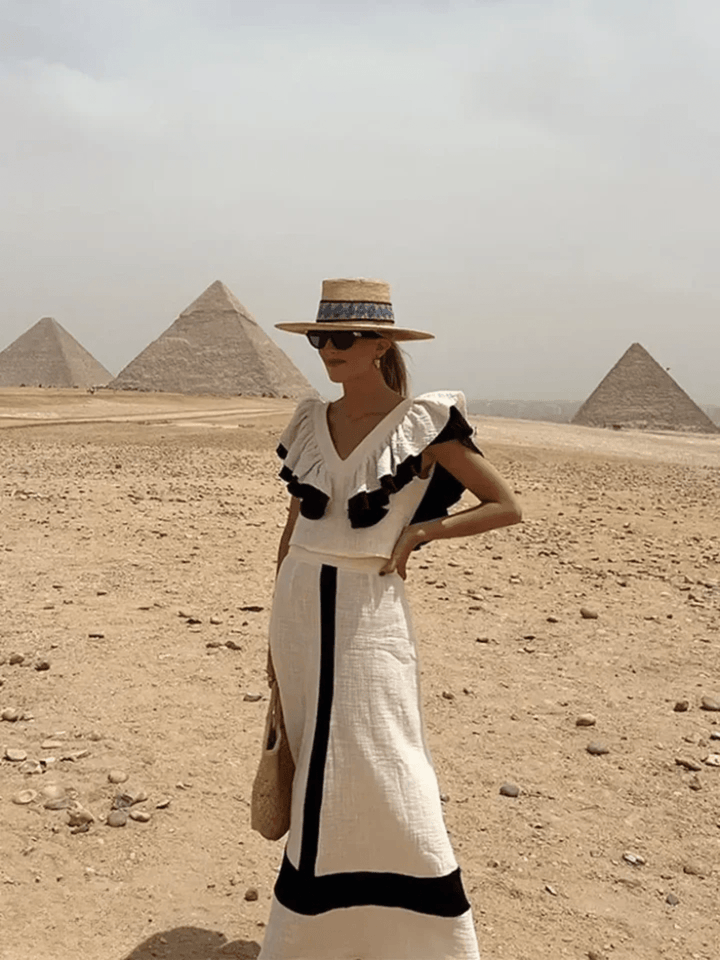 Elysia | Ruffled Elegant Summer Set