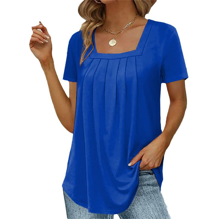 Mindy | Elegant Pleated Blouse