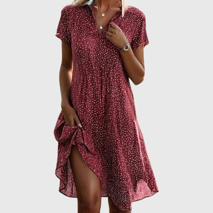 Abigail | Short Sleeve Midi Dress