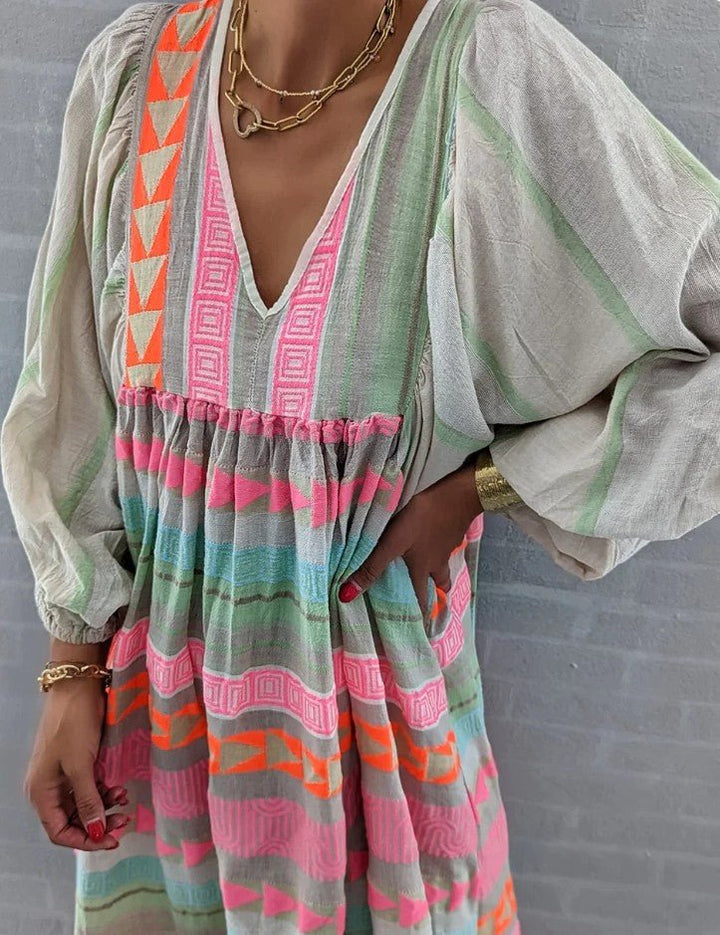Neve | Vibrant Loose Dress