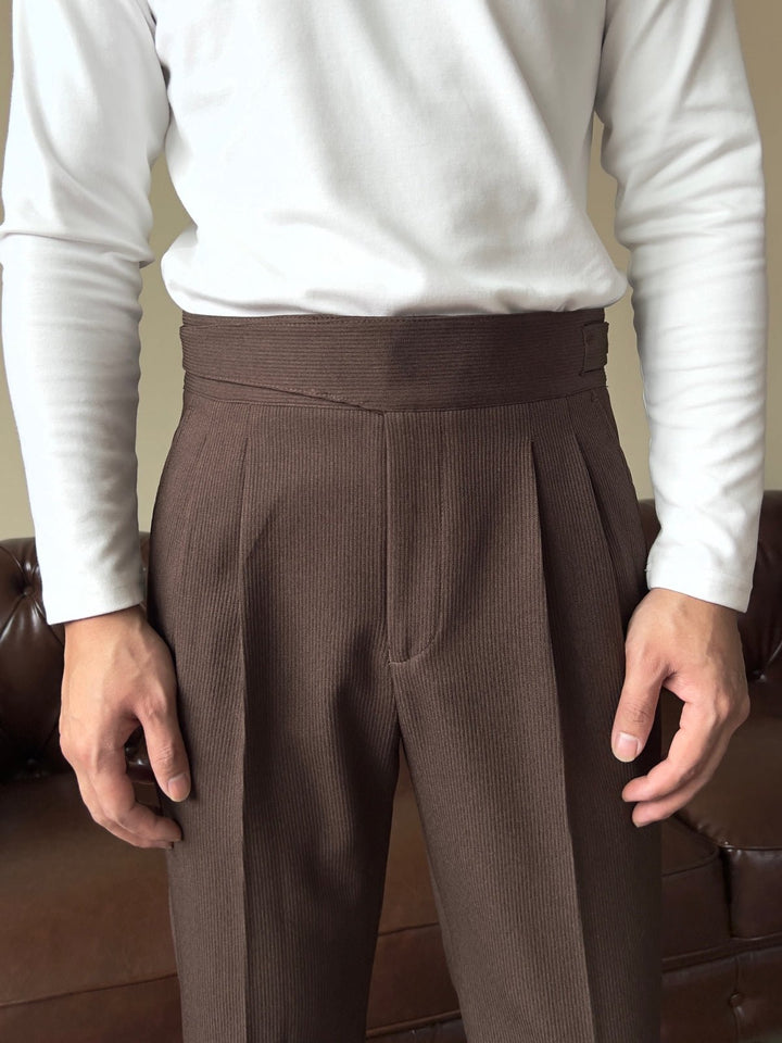Evren | High-Waisted Gurkha Trousers