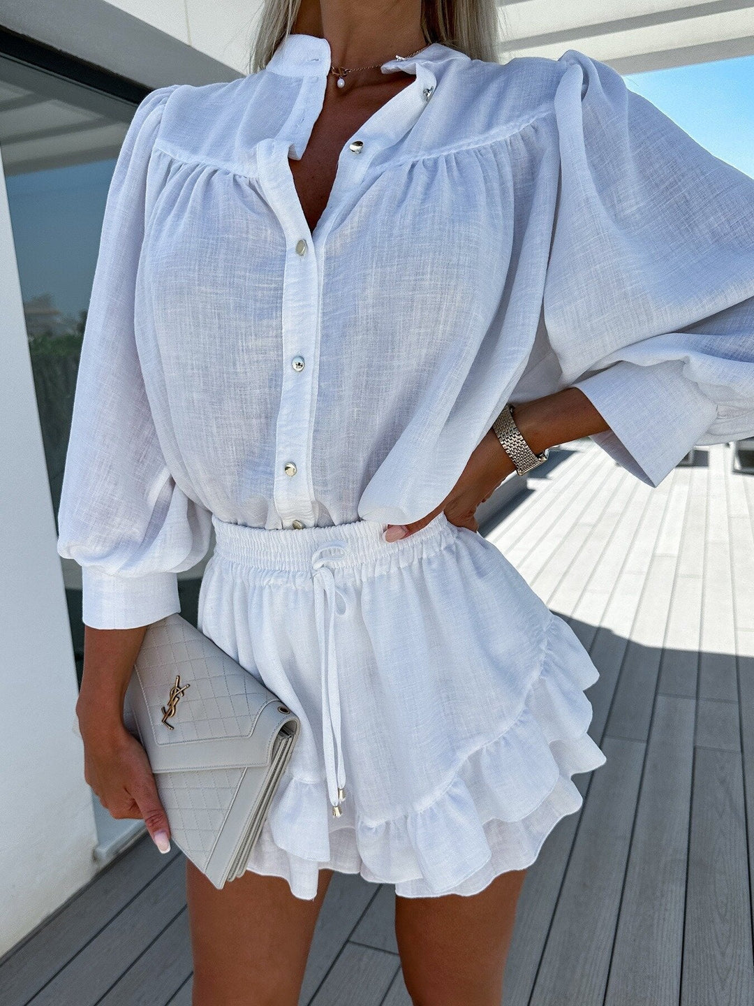 Alira | Chic Two-Piece Ruffle Set