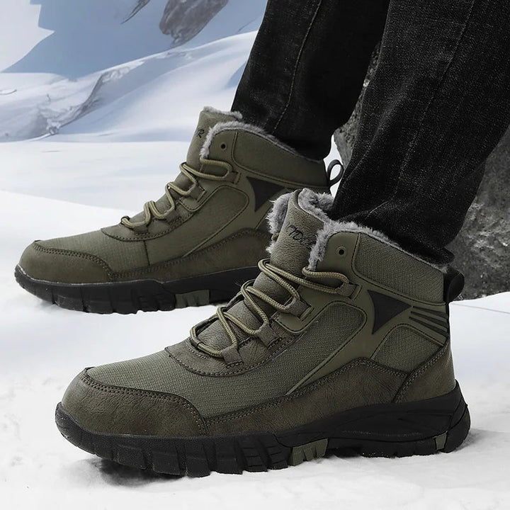 Ronan | Comfortable Winter Men’s Faux Leather Boots