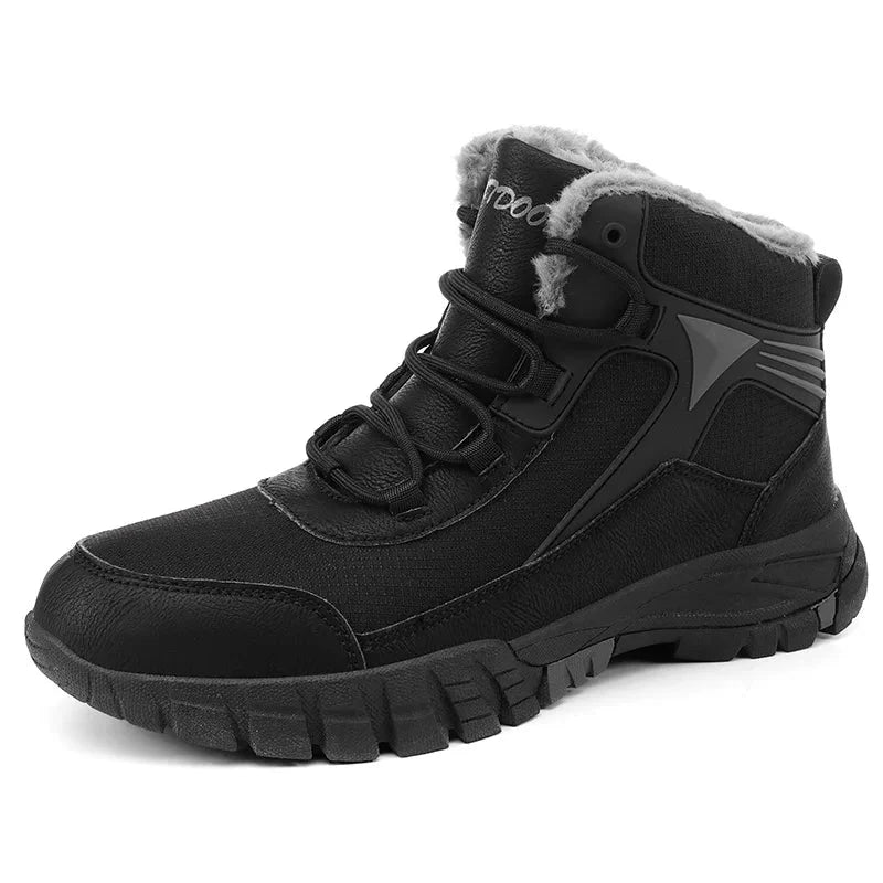Ronan | Comfortable Winter Men’s Faux Leather Boots